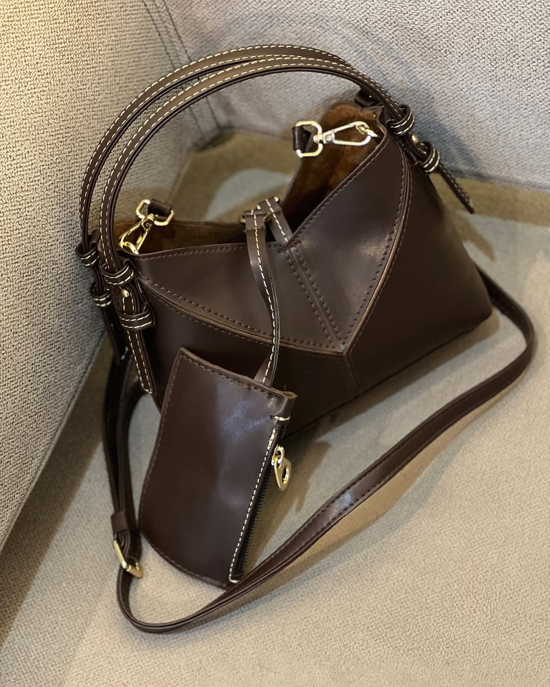 کیف زنانه رو دوخت جیب آویز طرح زارا  کد 3