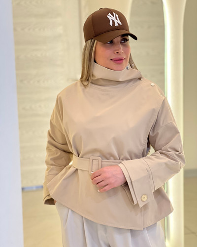 کت کرم زنانه بهاره شیک