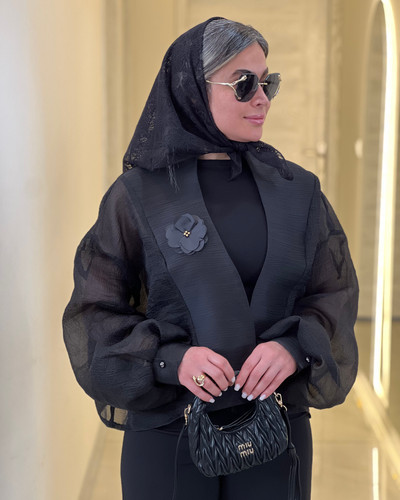 كت زنانه ارگانزا مجلسي مزون پرنسا اصفهان